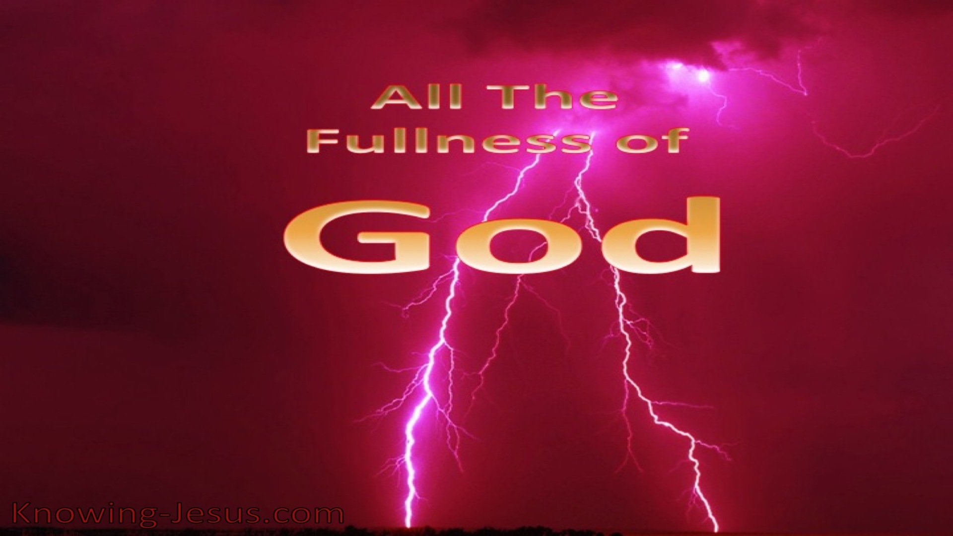 All The Fullness Of God (devotional) (red)
